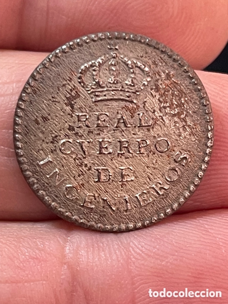 Antiques: BOTON MILICIA NACIONAL INGENIEROS 1812-1823