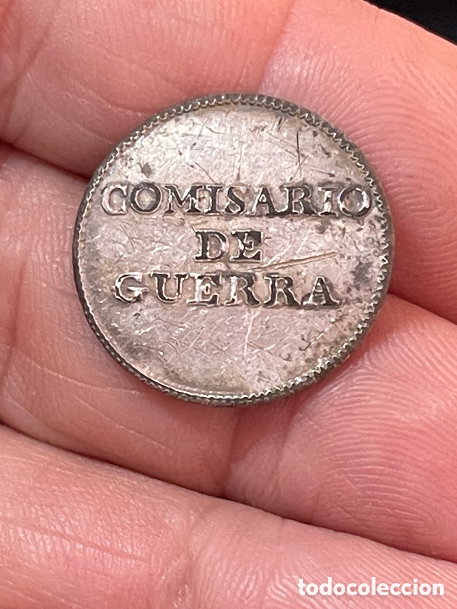 Antig&uuml;edades: BOTON ADMINISTRACION MILITAR COMISARIO 1791-1837