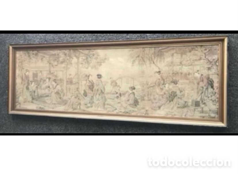 Antig&uuml;edades: Tapiz Asi&aacute;tico Frances Antiguo