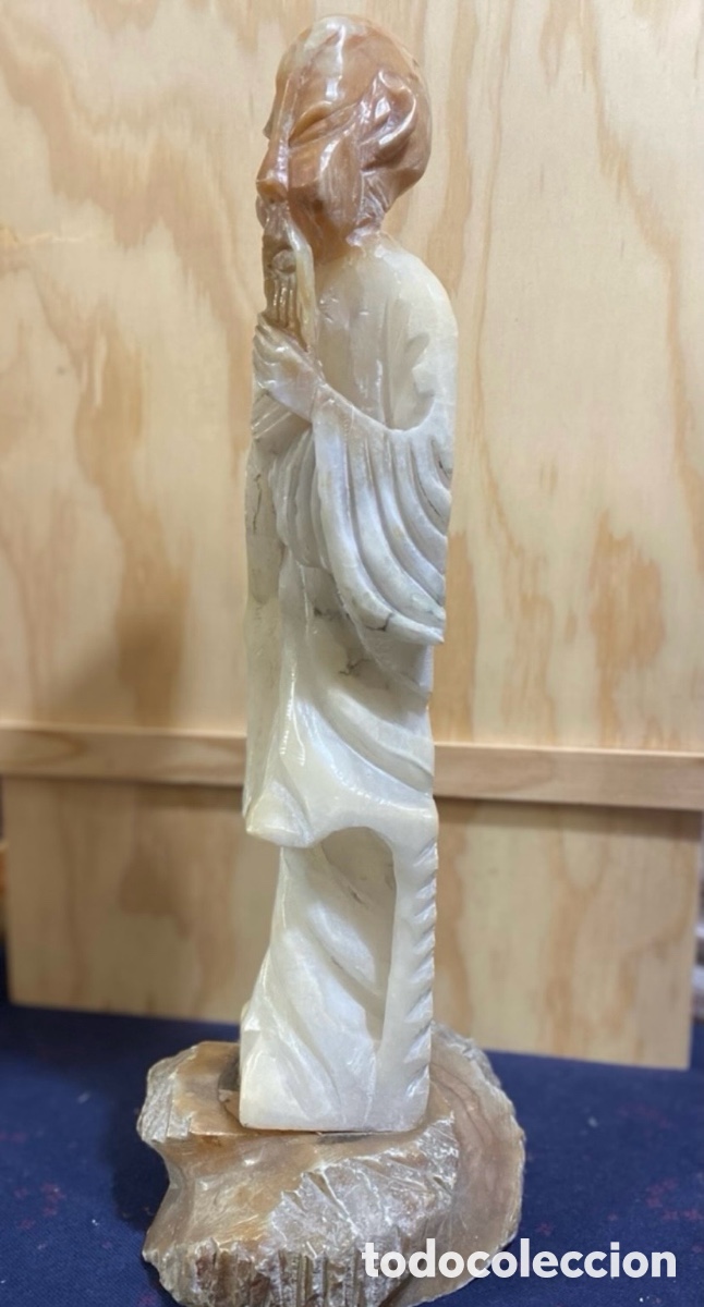 Antig&uuml;edades: Dos figuras de Monjes en M&aacute;rmol - Foto 7