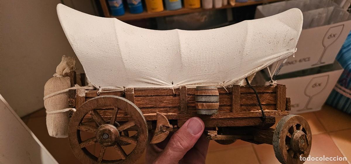 Antig&uuml;edades: Carreta oeste de madera y lona - Foto 3