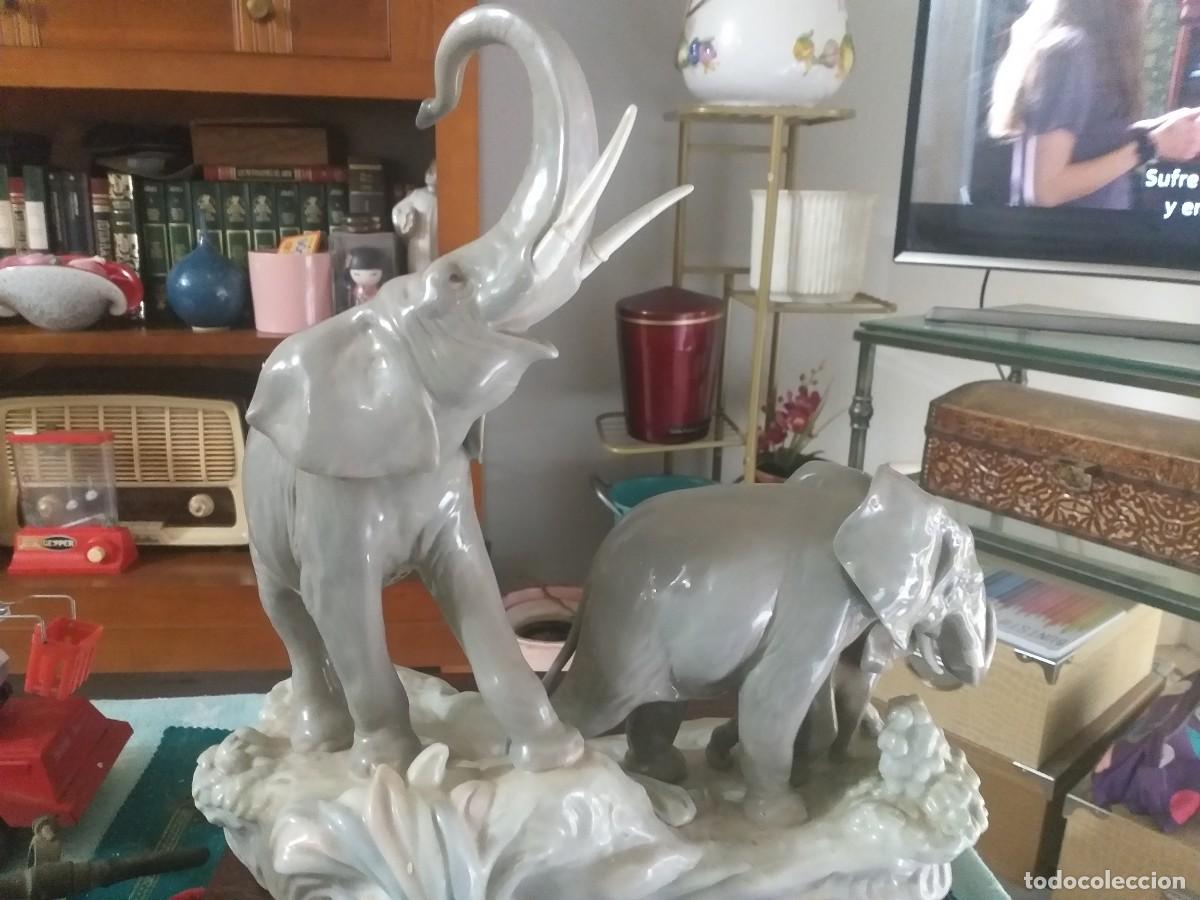 Antiquit&auml;ten: familia elefantes lladro