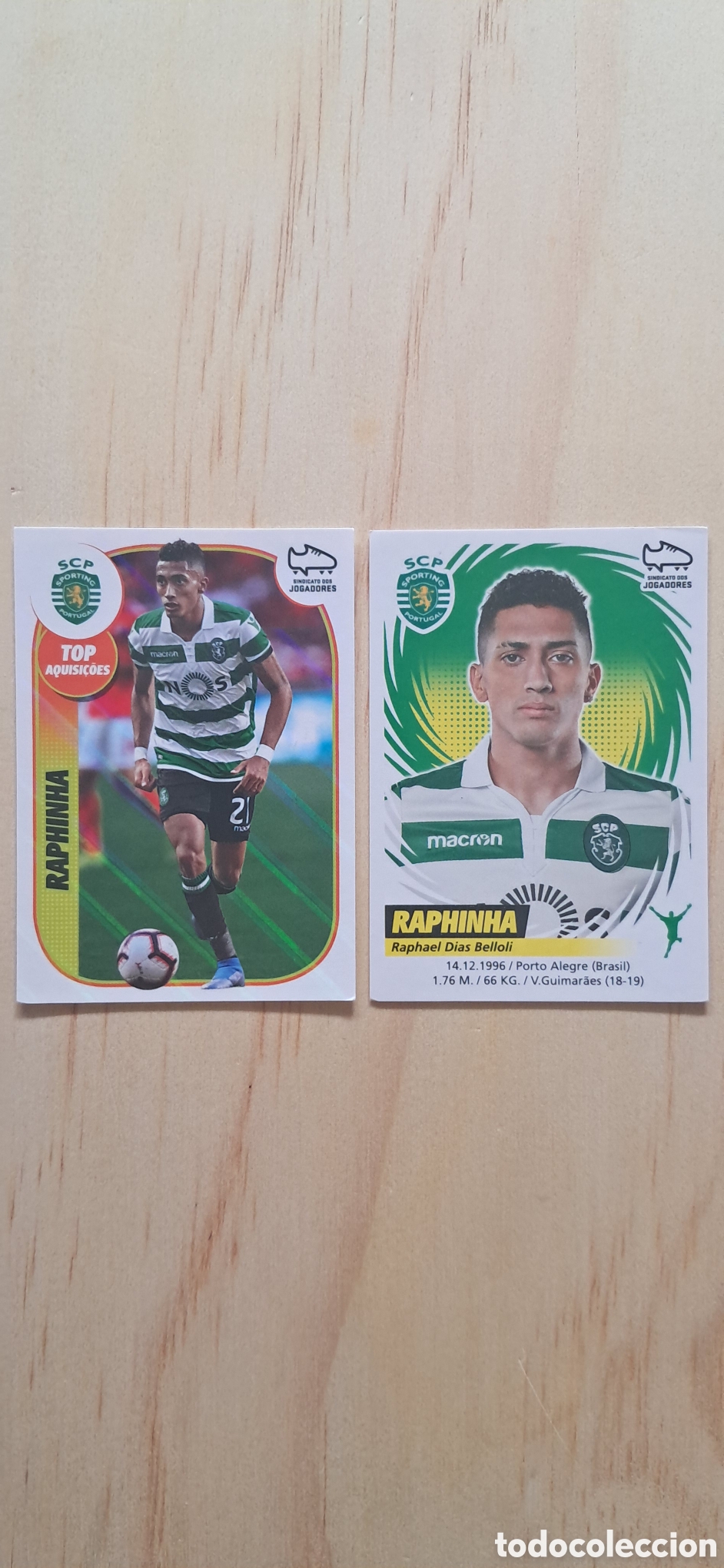 Antig&uuml;edades: Cromos futbol Raphinha(Sporting)Panini