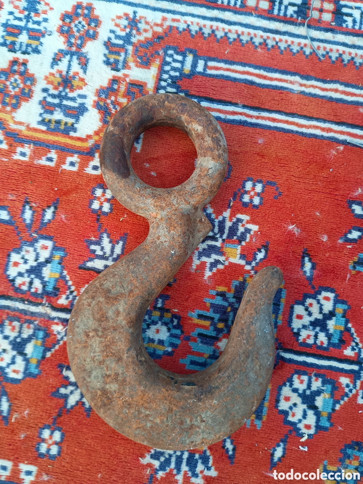 Antig&uuml;edades: Gancho de hierro industrial