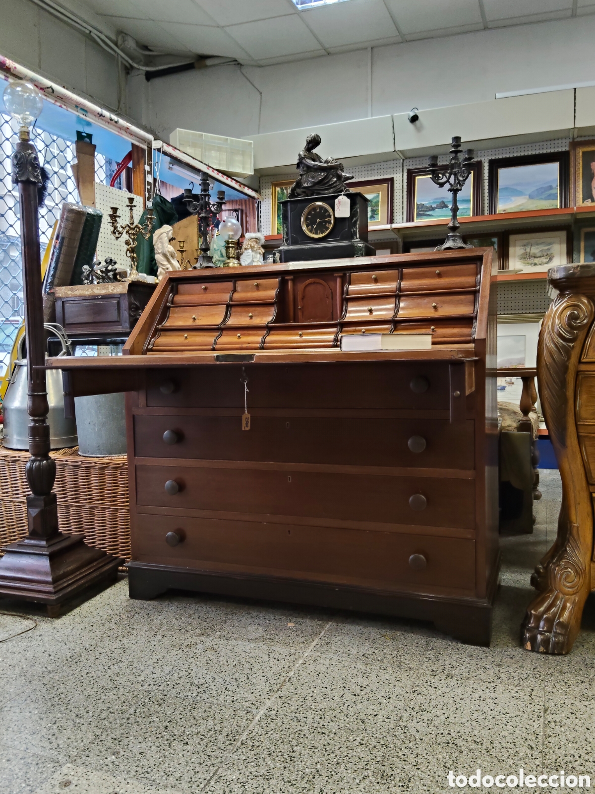 Antig&uuml;edades: Impresionante bureau Ingl&eacute;s - Foto 1