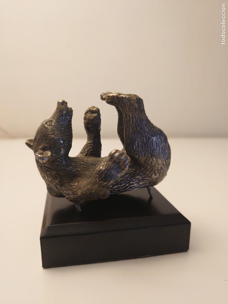 Antig&uuml;edades: FIGURITA DE METAL DE OSO