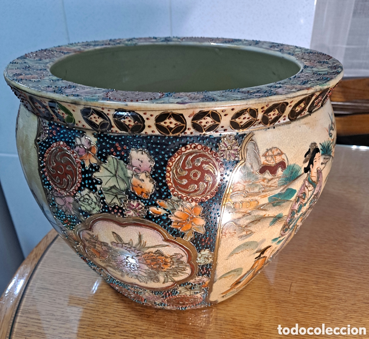 Antig&uuml;edades: FLORERO JARDINERA MORIAGE, IMPRESIONANTE, VER