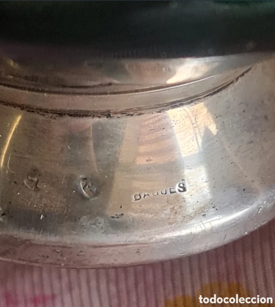 Antig&uuml;edades: &rdquo;BAGU&Eacute;S&rdquo; CONJUNTO - PLATA DE LEY Y ESMALTE - Foto 5