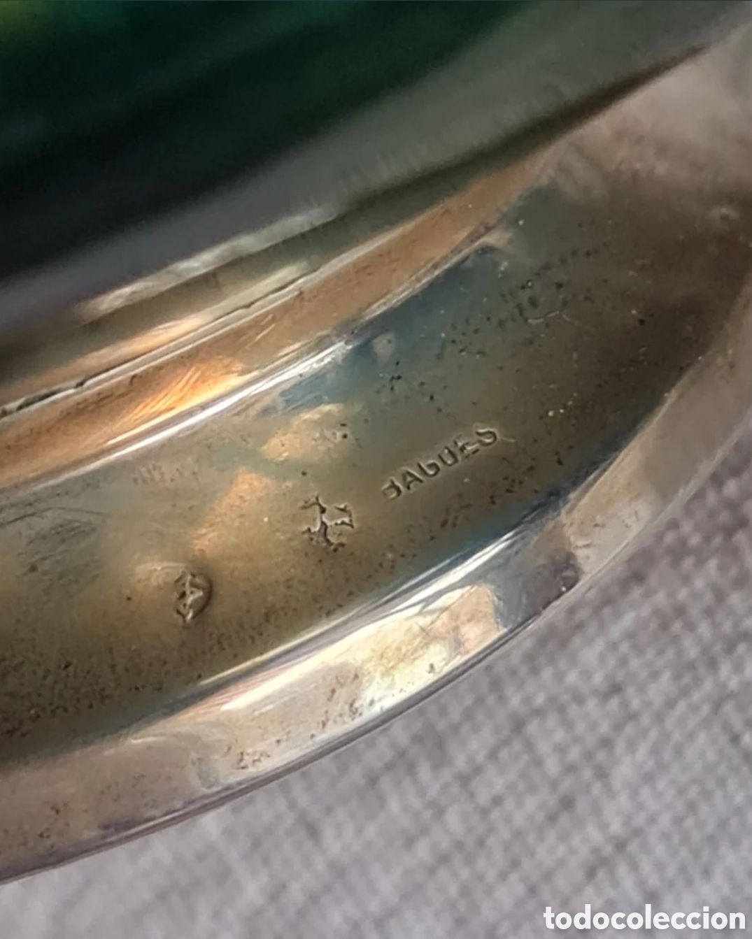 Antig&uuml;edades: &rdquo;BAGU&Eacute;S&rdquo; CONJUNTO - PLATA DE LEY Y ESMALTE - Foto 6