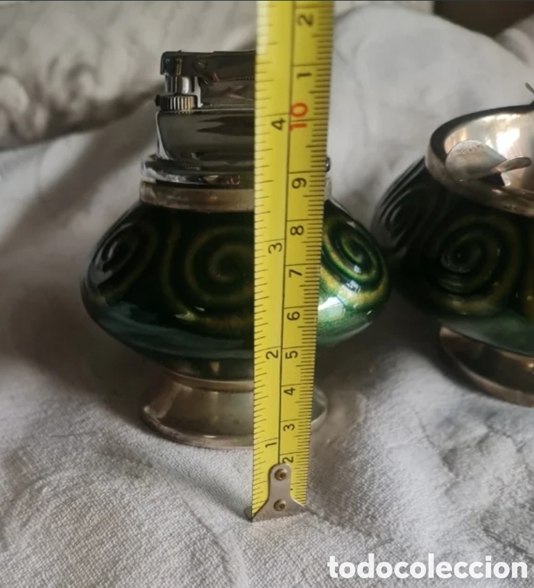 Antig&uuml;edades: &rdquo;BAGU&Eacute;S&rdquo; CONJUNTO - PLATA DE LEY Y ESMALTE - Foto 8