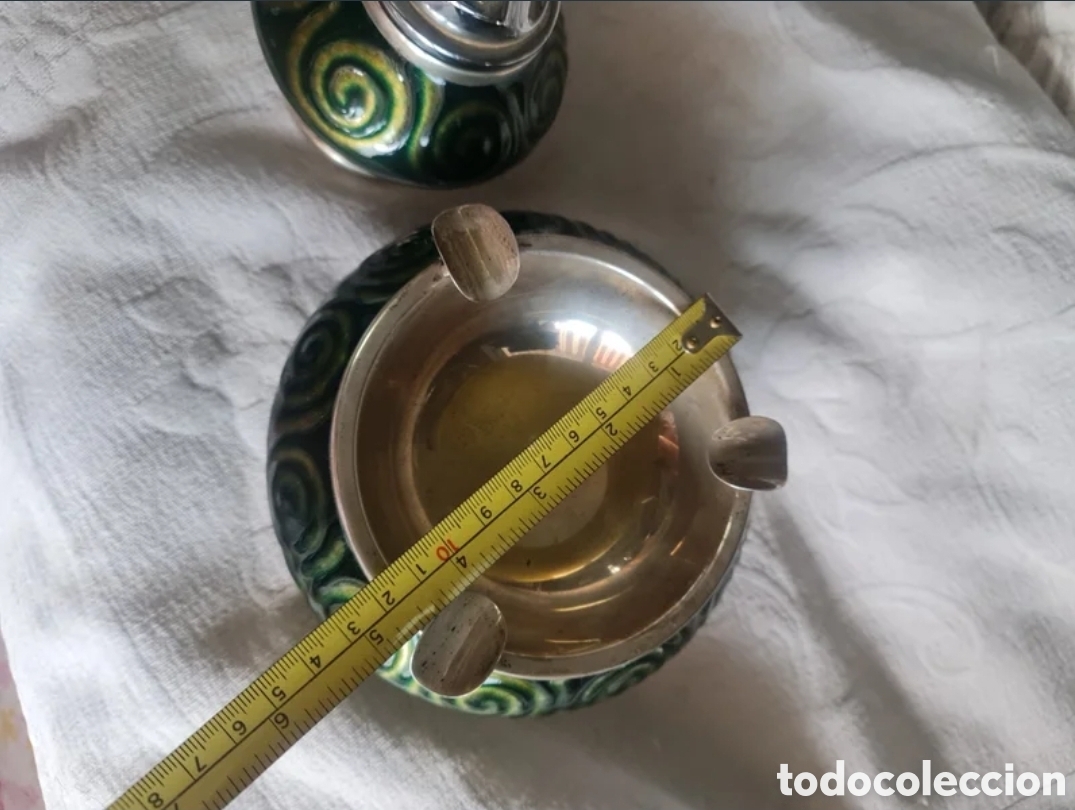 Antig&uuml;edades: &rdquo;BAGU&Eacute;S&rdquo; CONJUNTO - PLATA DE LEY Y ESMALTE - Foto 10