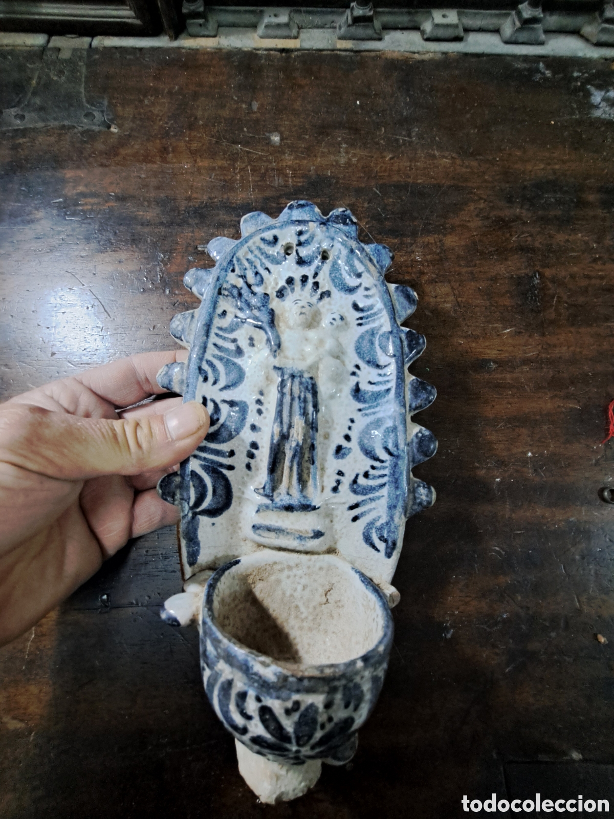 Antig&uuml;edades: Benditera del siglo xviii xix teruel - Foto 3