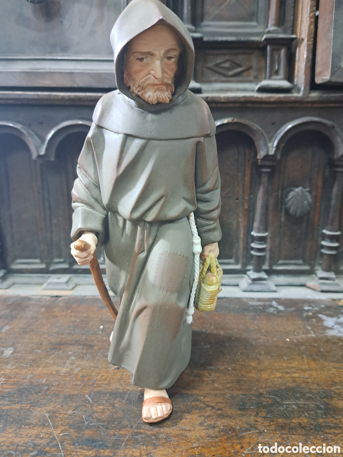 Antig&uuml;edades: Monje de &aacute;lgora porcelana