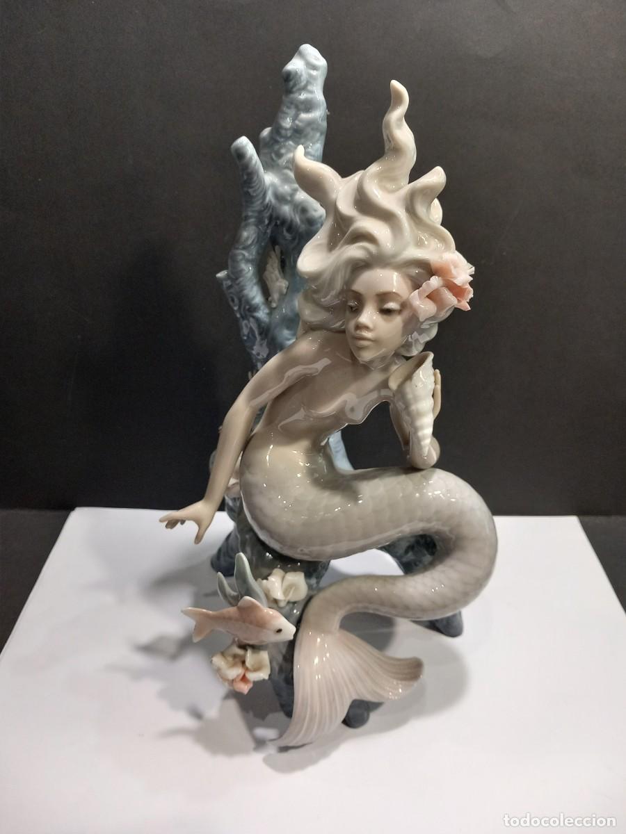 Antig&uuml;edades: LADR&Oacute; FIGURA SIRENA SELLADA LLADR&Oacute; - NO ENVIO - (G)