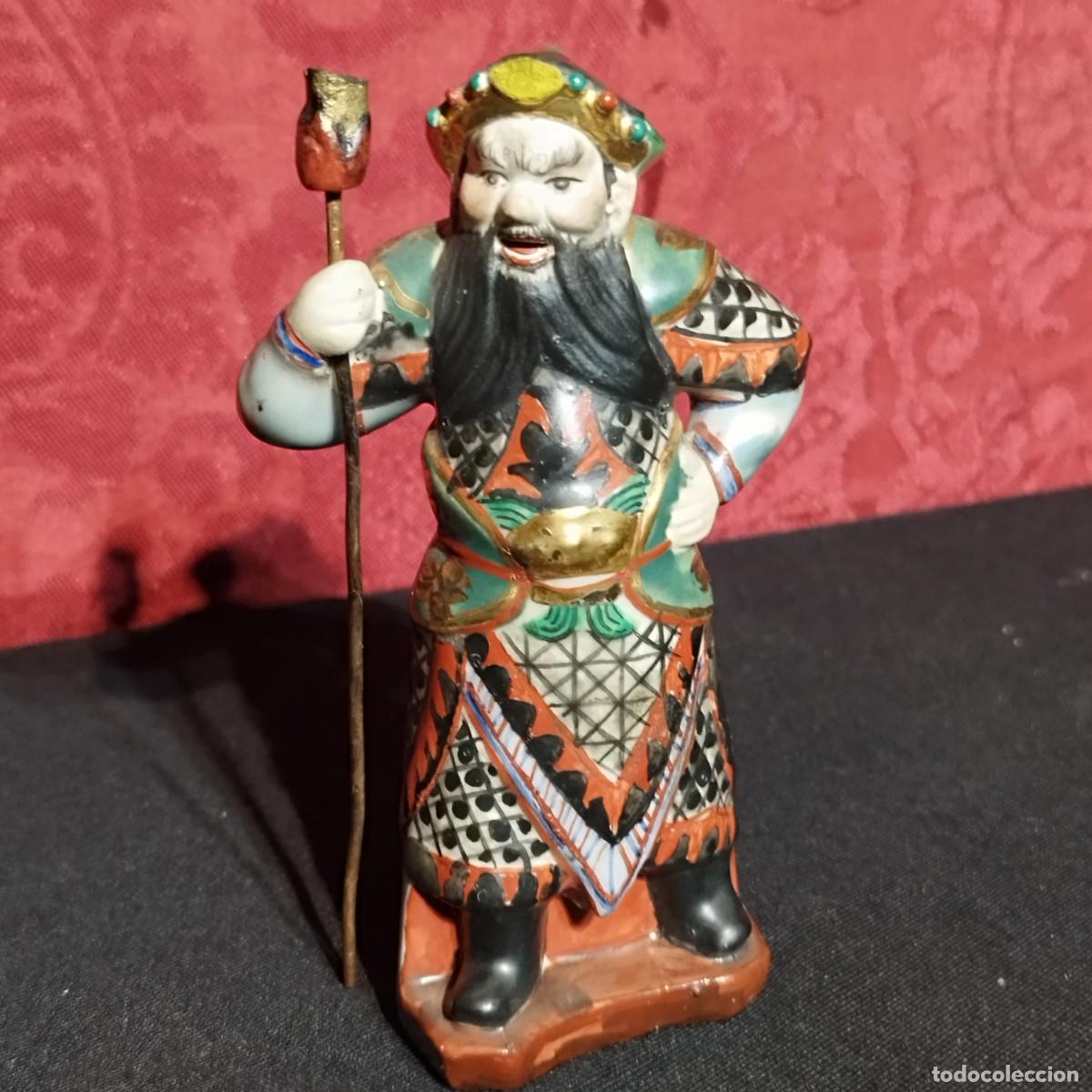 Antig&uuml;edades: FIGURA CHINA DIOS GUARDIAN KUAN KUNG