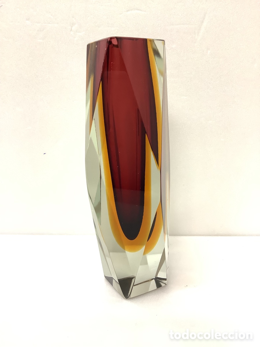 Antig&uuml;edades: JARRON CRISTAL DE MURANO