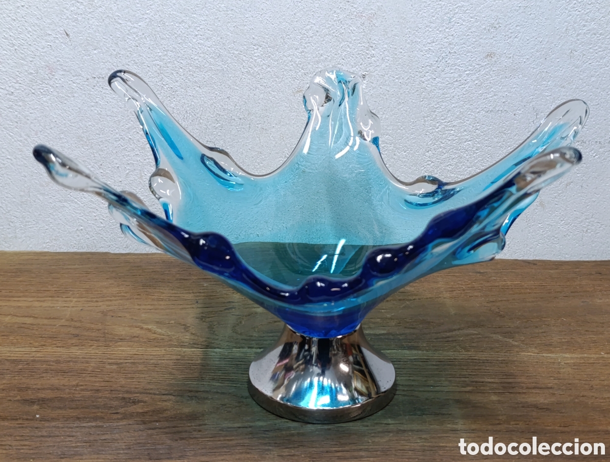 Antig&uuml;edades: MUY BONITO CENTRO DE MESA DE CRISTAL DE MURANO, VINTAGE A&Ntilde;OS 60/70.