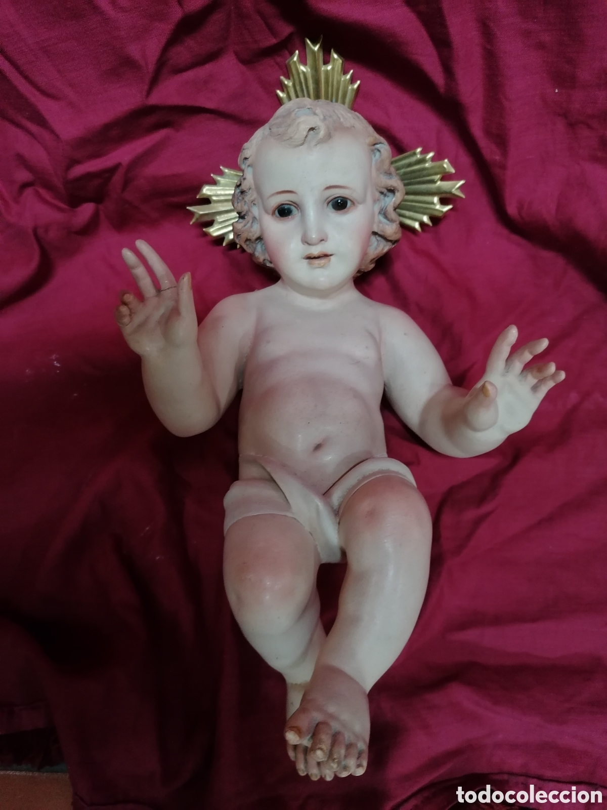 Antig&uuml;edades: Ni&ntilde;o jesus de Olot, XlX o pp XX