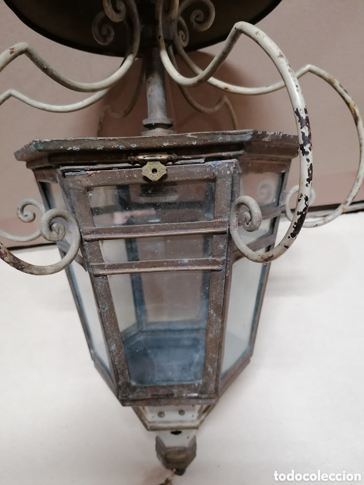 Antig&uuml;edades: Farol del s XIX gas&oacute;geno - Foto 2