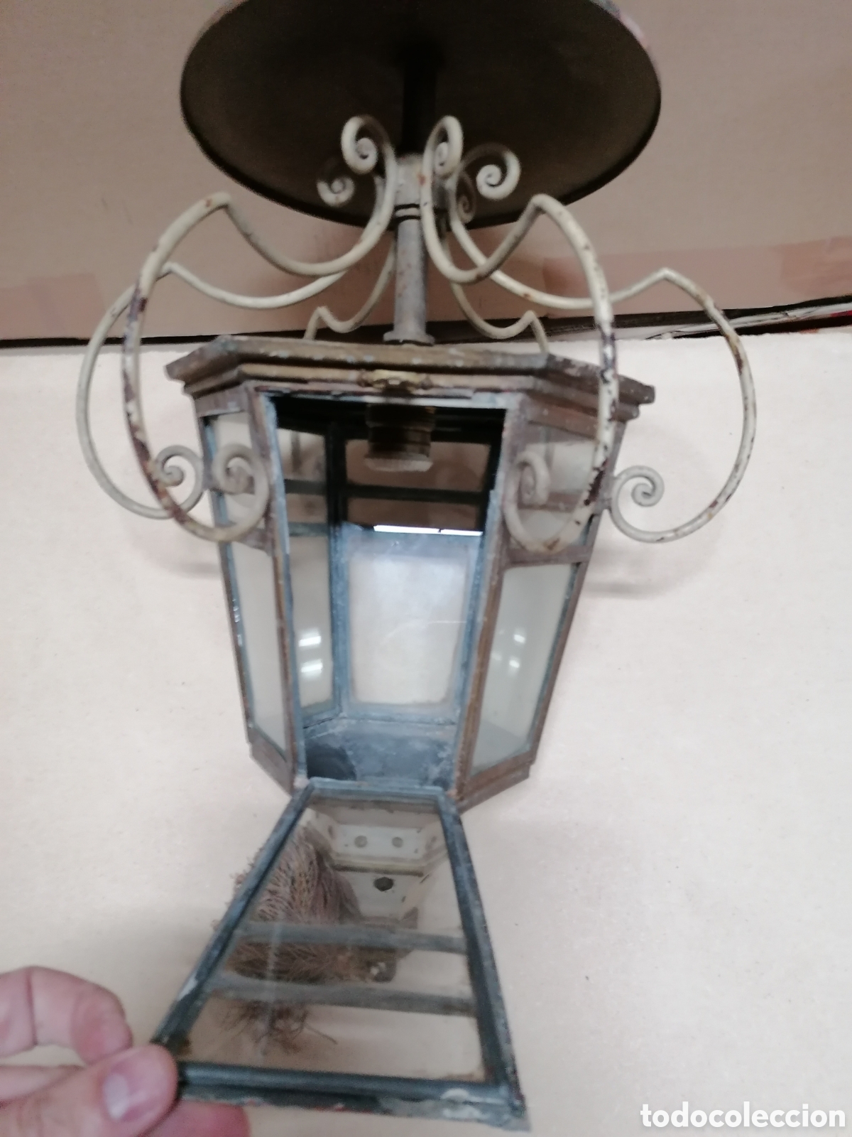 Antig&uuml;edades: Farol del s XIX gas&oacute;geno - Foto 3