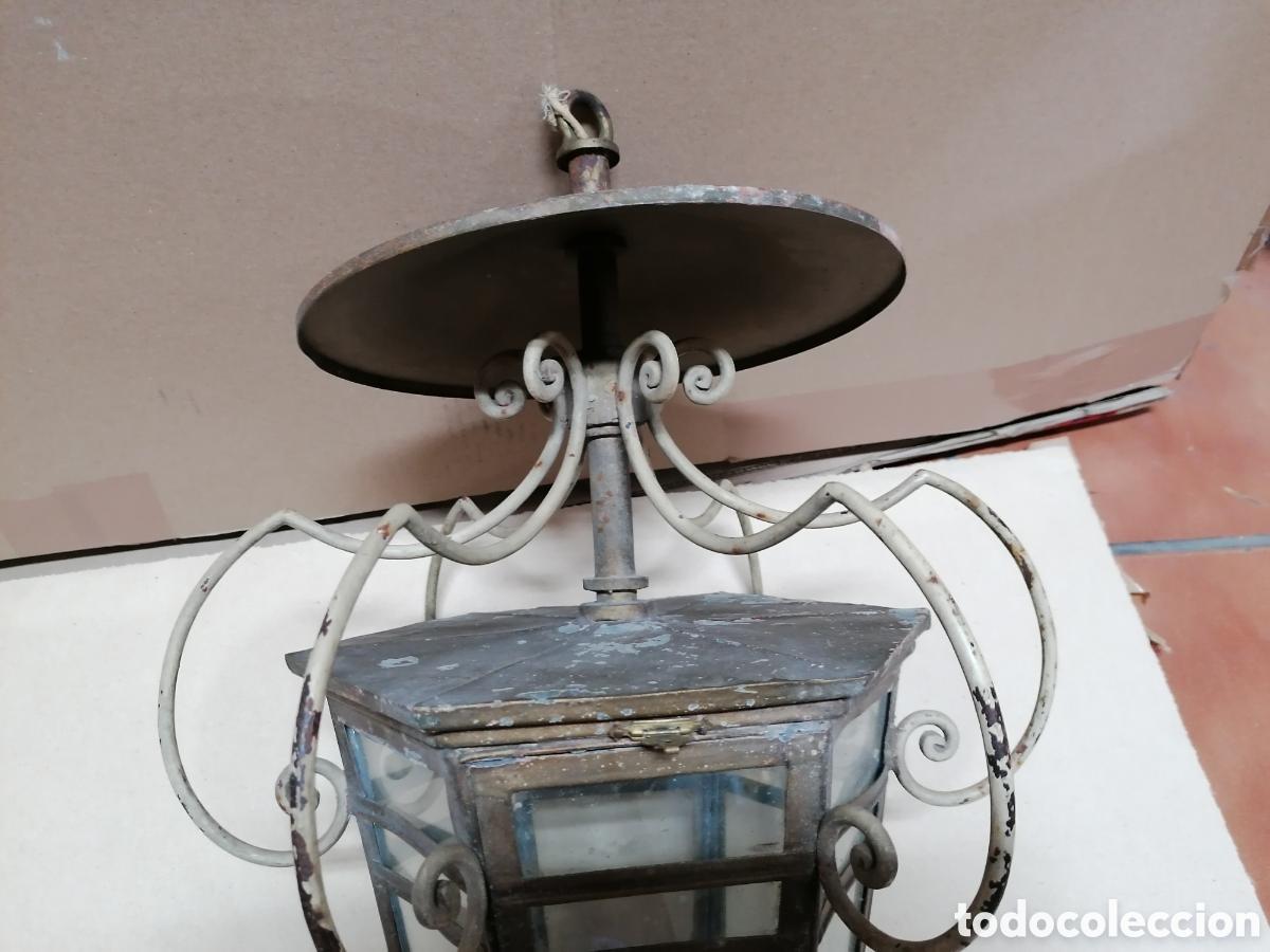 Antig&uuml;edades: Farol del s XIX gas&oacute;geno - Foto 4