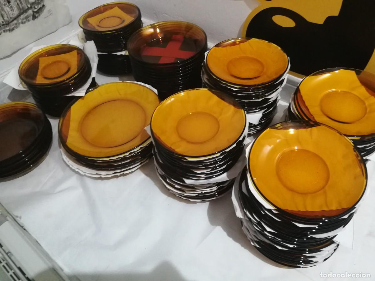 Antig&uuml;edades: Lote de platos Duralex
