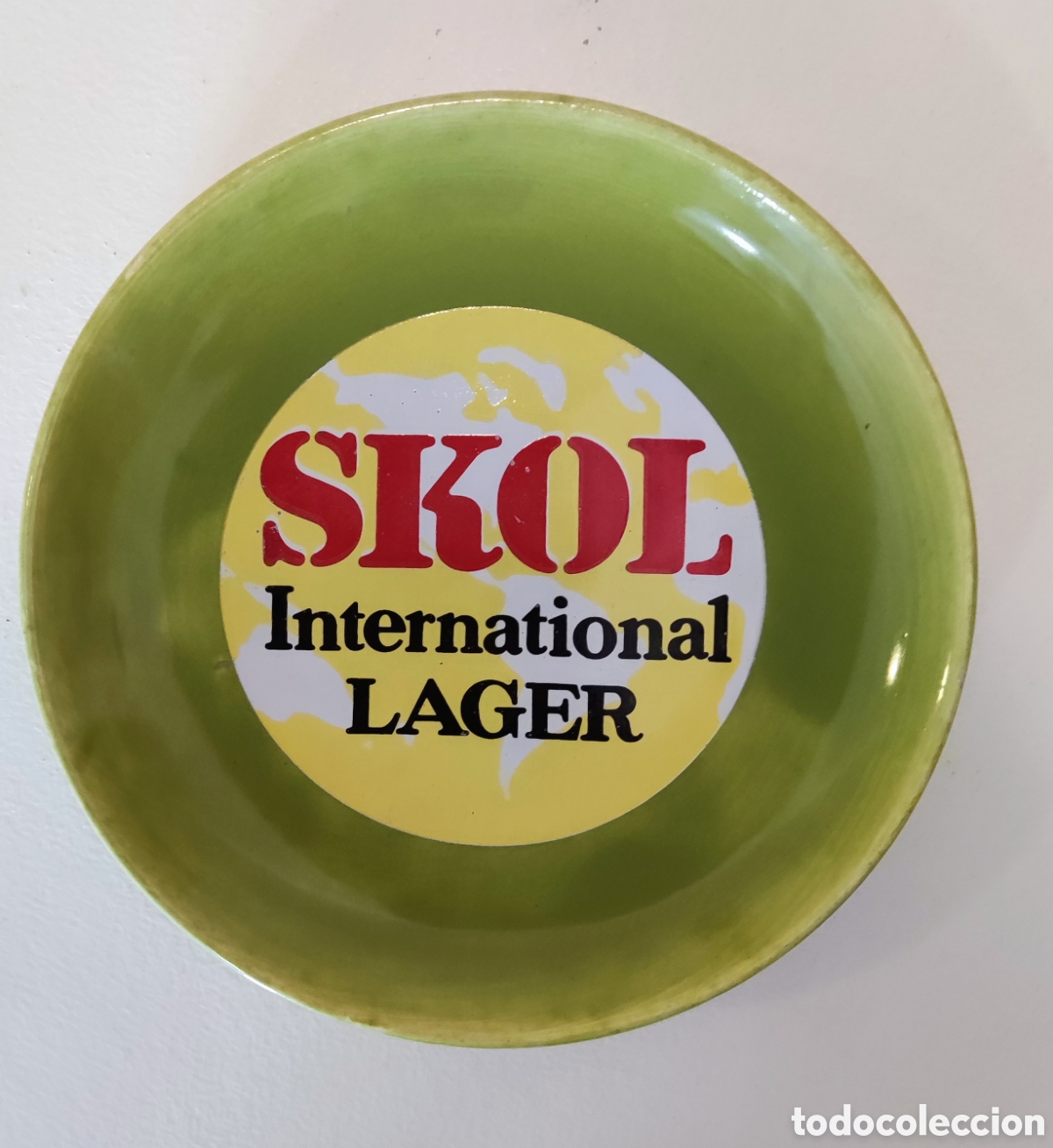 Antig&uuml;edades: Cenicero publicitario SKOL International Lager &ndash; Tanagra Santander &ndash; Vintage a&ntilde;os 60/70
