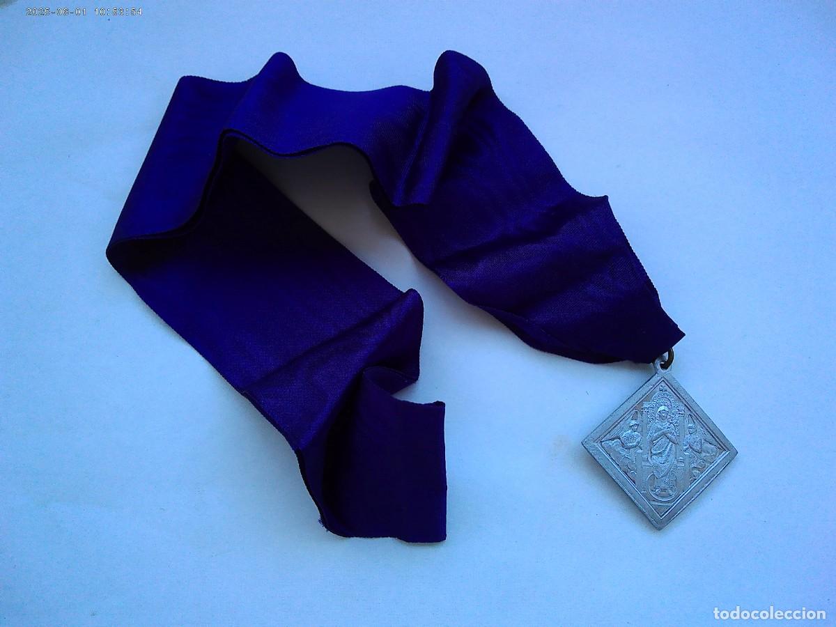 Antig&uuml;edades: ANTIGUA MEDALLA RELIGIOSA : SANTA MONICA , &uml; SODALITAS MATRUM CHRISTIANARUM &uml;.
