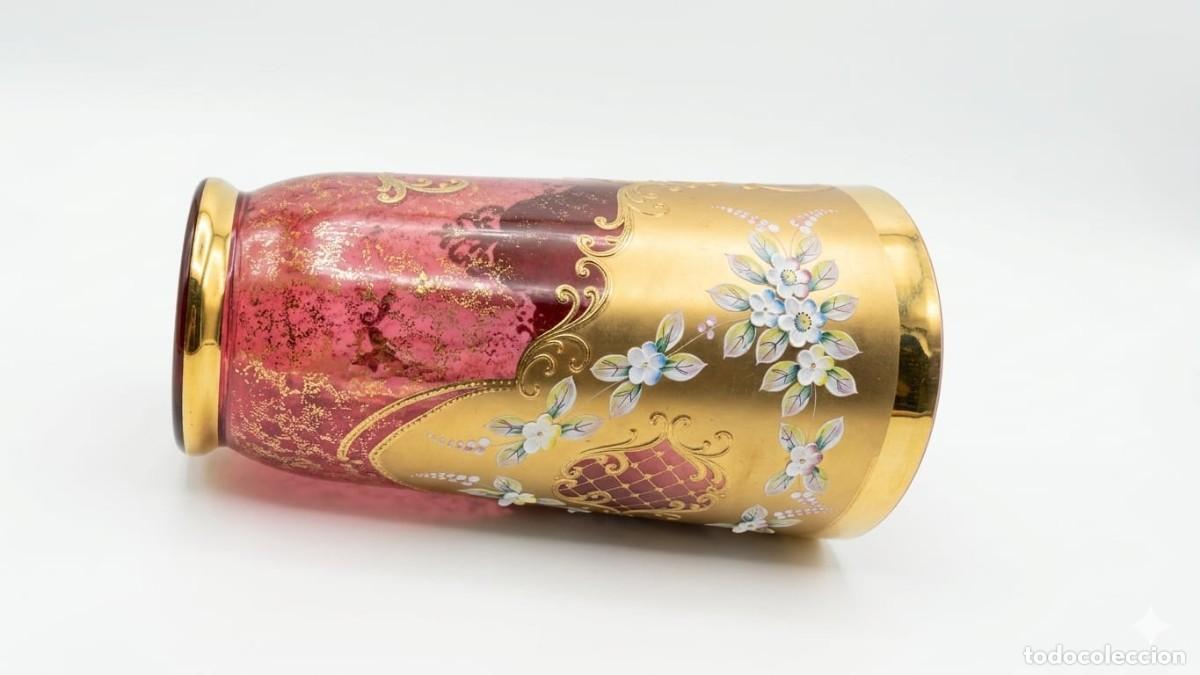 Antig&uuml;edades: florero de cristal de Murano - Foto 2