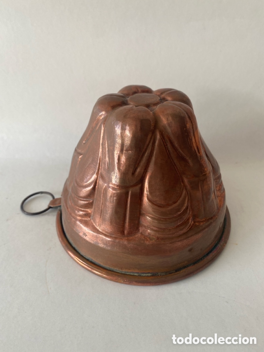 Antig&uuml;edades: Molde de cobre para reposteria de principios del Siglo XX