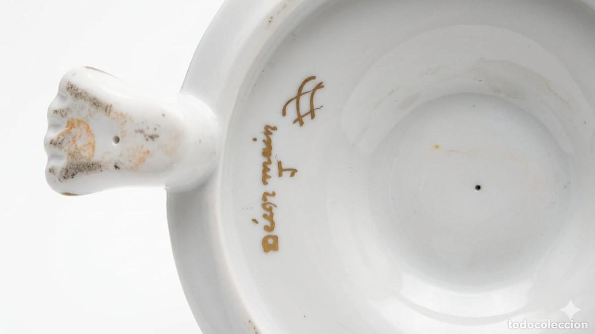 Antig&uuml;edades: ceramica francesa pintada a mano - Foto 4