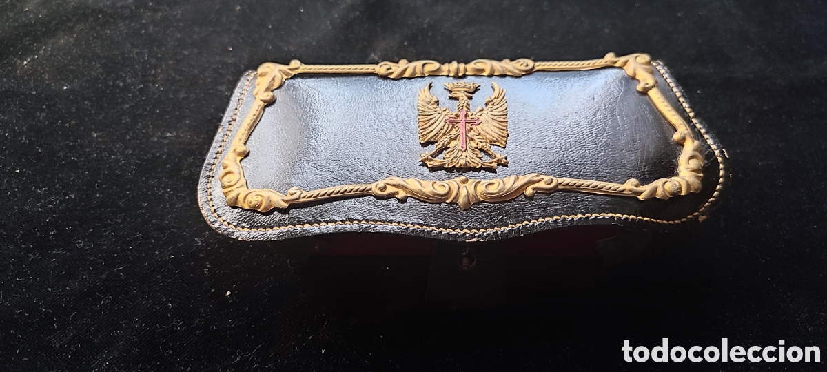 Antig&uuml;edades: Cartuchera de gala para oficial del ej&eacute;rcito espa&ntilde;ol siglo XIX