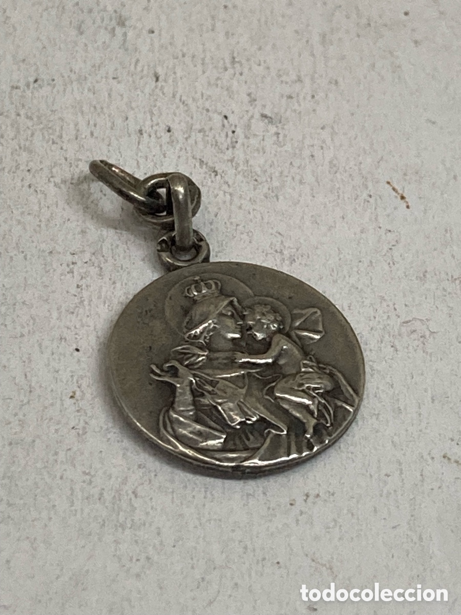 Antig&uuml;edades: Medalla de plata religiosa C578 - Foto 2