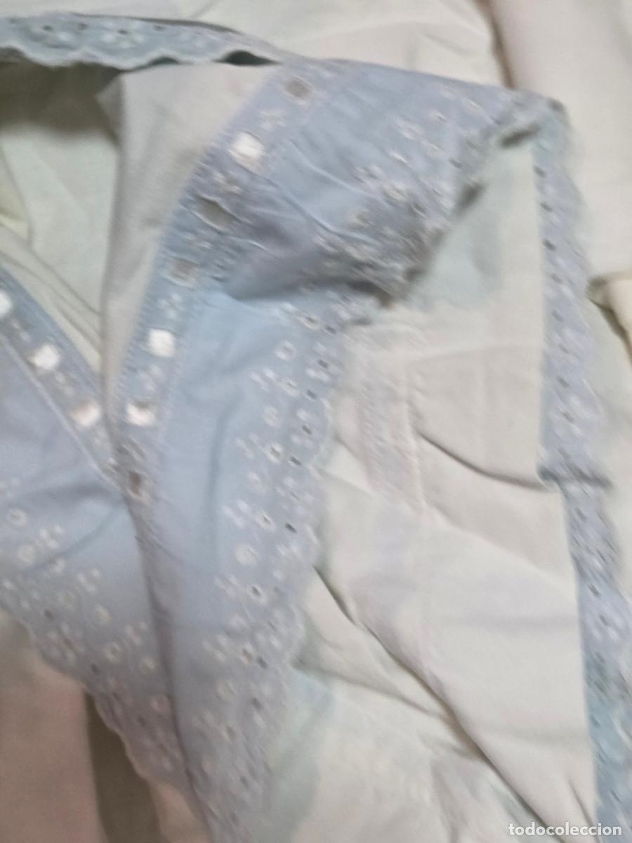 Antig&uuml;edades: 2 sabanas de ropa de matrimonio envios 5&euro; - Foto 4