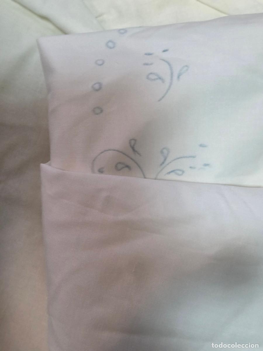 Antig&uuml;edades: 2 sabanas de ropa de matrimonio envios 5&euro; - Foto 6