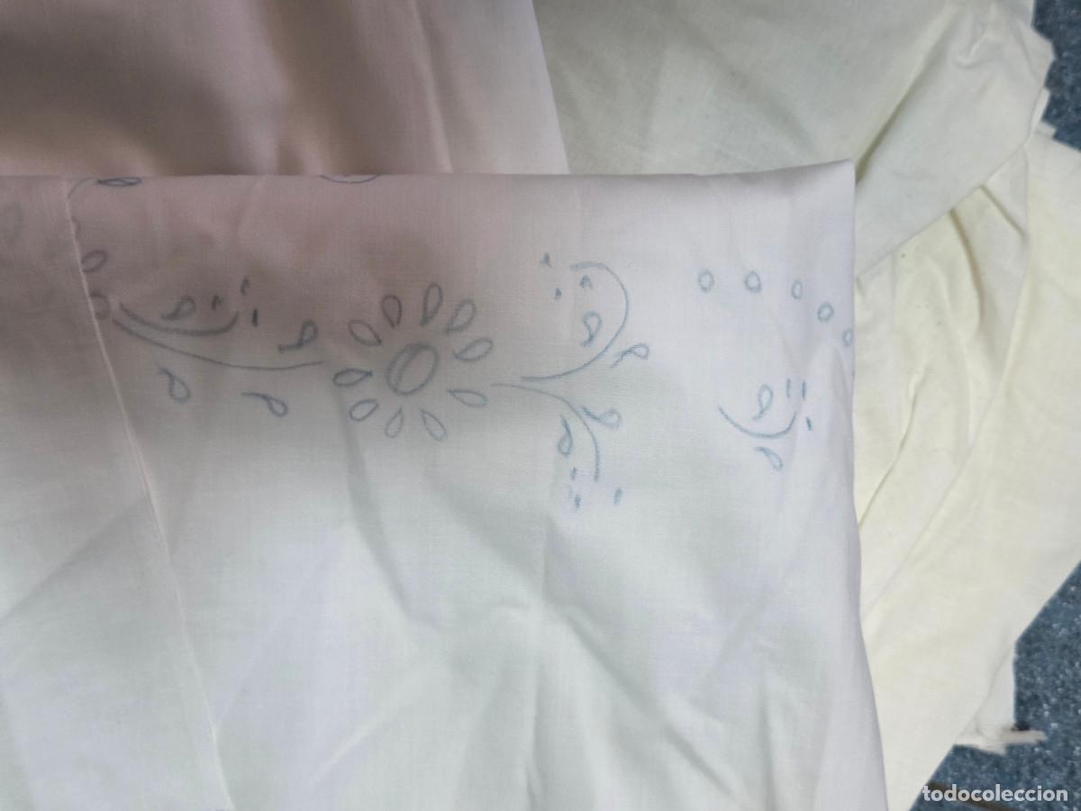 Antig&uuml;edades: 2 sabanas de ropa de matrimonio envios 5&euro; - Foto 7