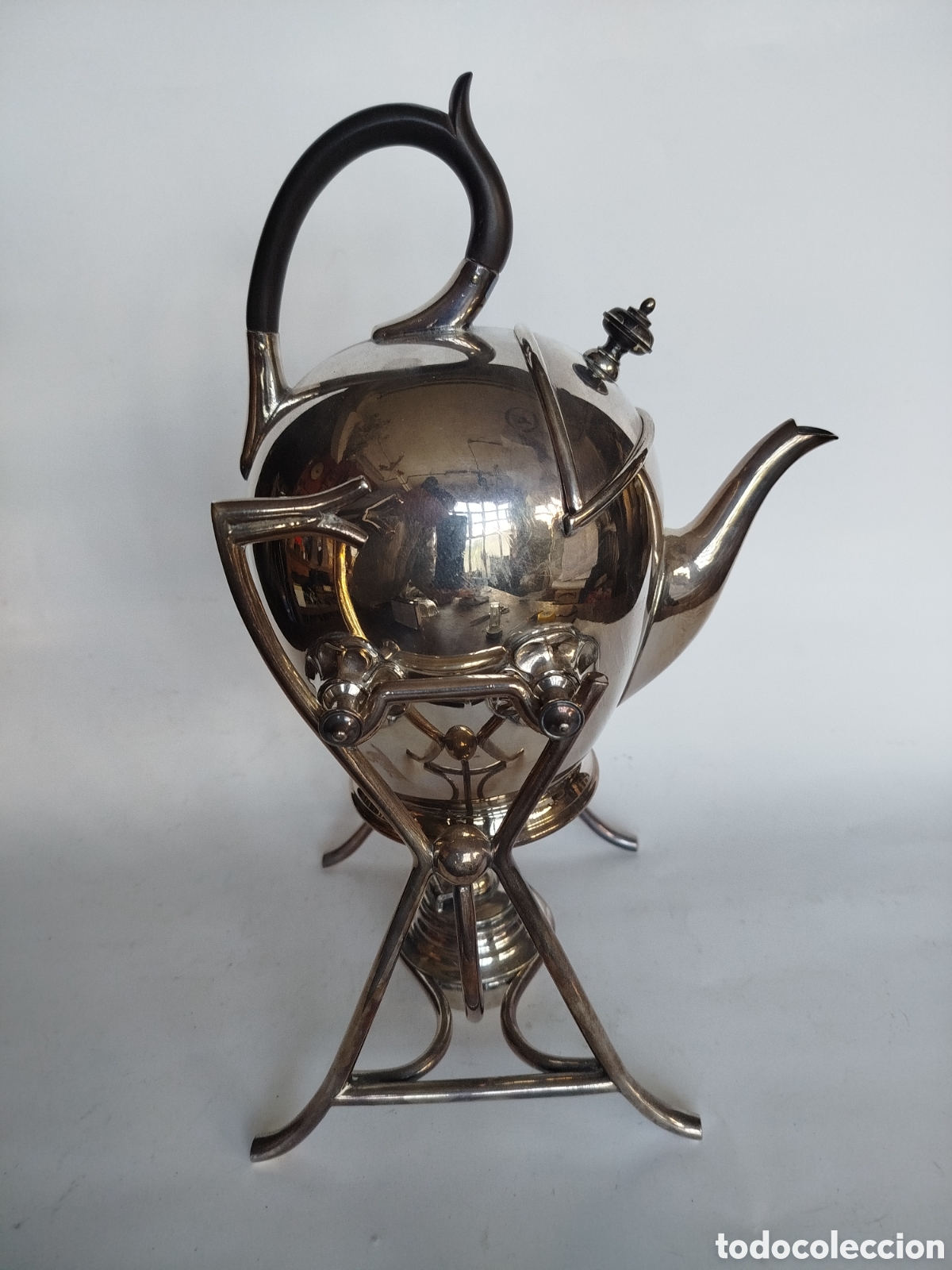 Antig&uuml;edades: ANTIGUA TETERA (TE POT) FABRICADA POR James Dixon & Sons EN SHEFFIELD INGLATERRA. S. XIX&nbsp;