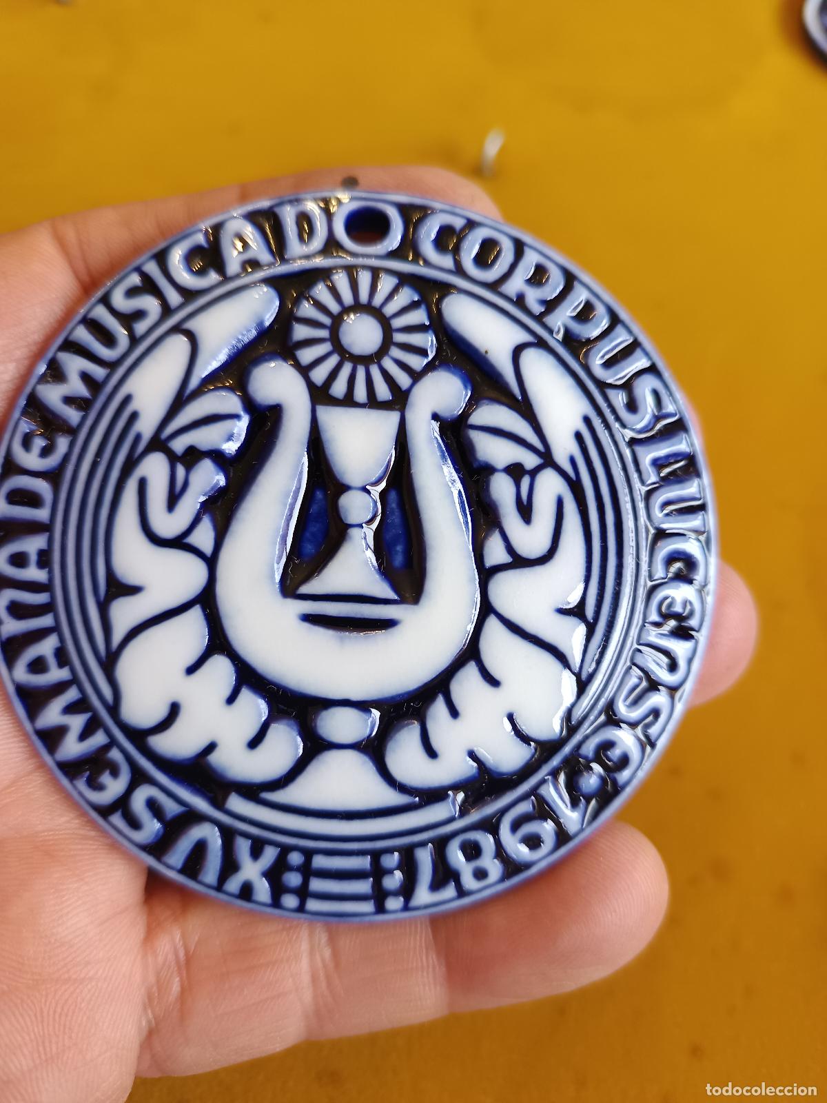 Antig&uuml;edades: MEDALLA SARGADELOS LUGO. 'XV SEMANA DE MUSICA DO CORPUS LUCENSE. 1987