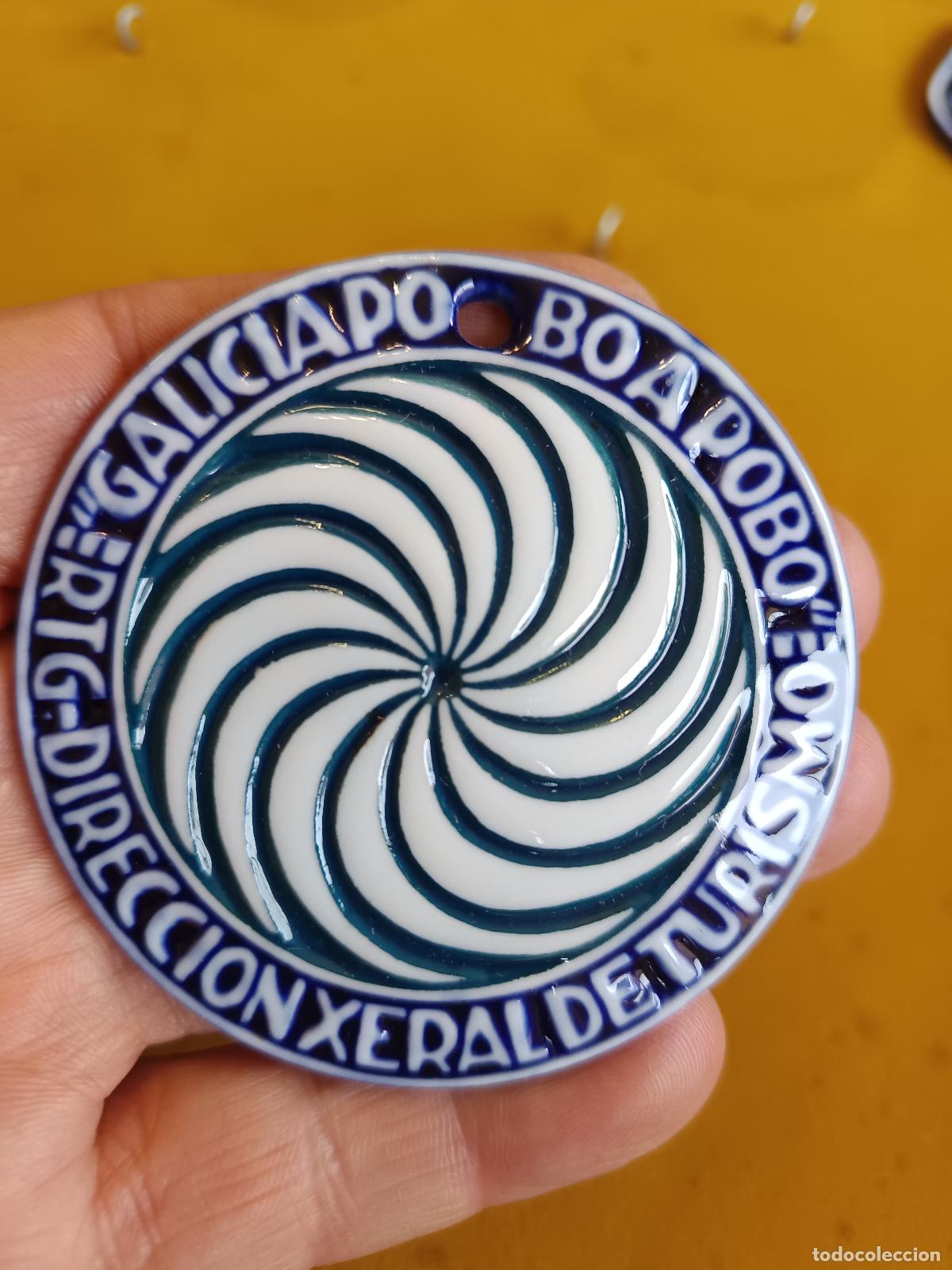 Antig&uuml;edades: MEDALLA SARGADELOS GALICIA POBO A POBO - DIRECCION XERAL DE TURISMO 1985 8CM
