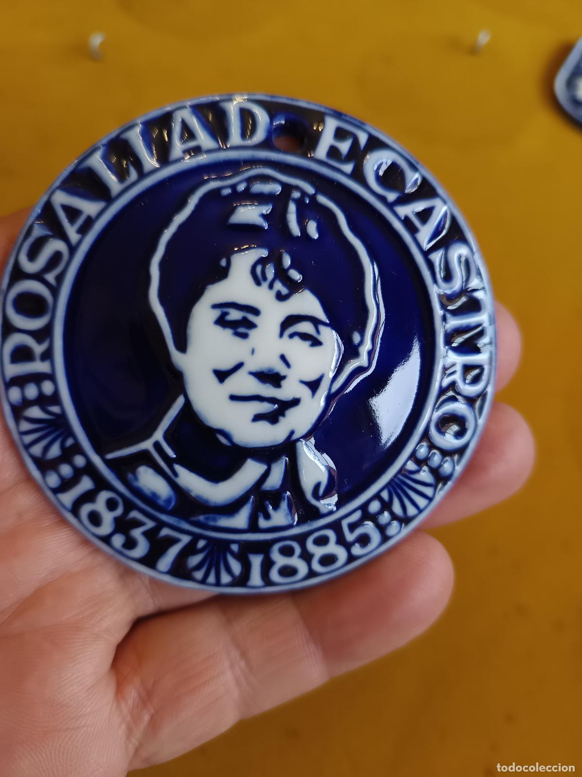 Antig&uuml;edades: MEDALLA SARGADELOS ROSALIA DE CASTRO 1837 1885, 1985