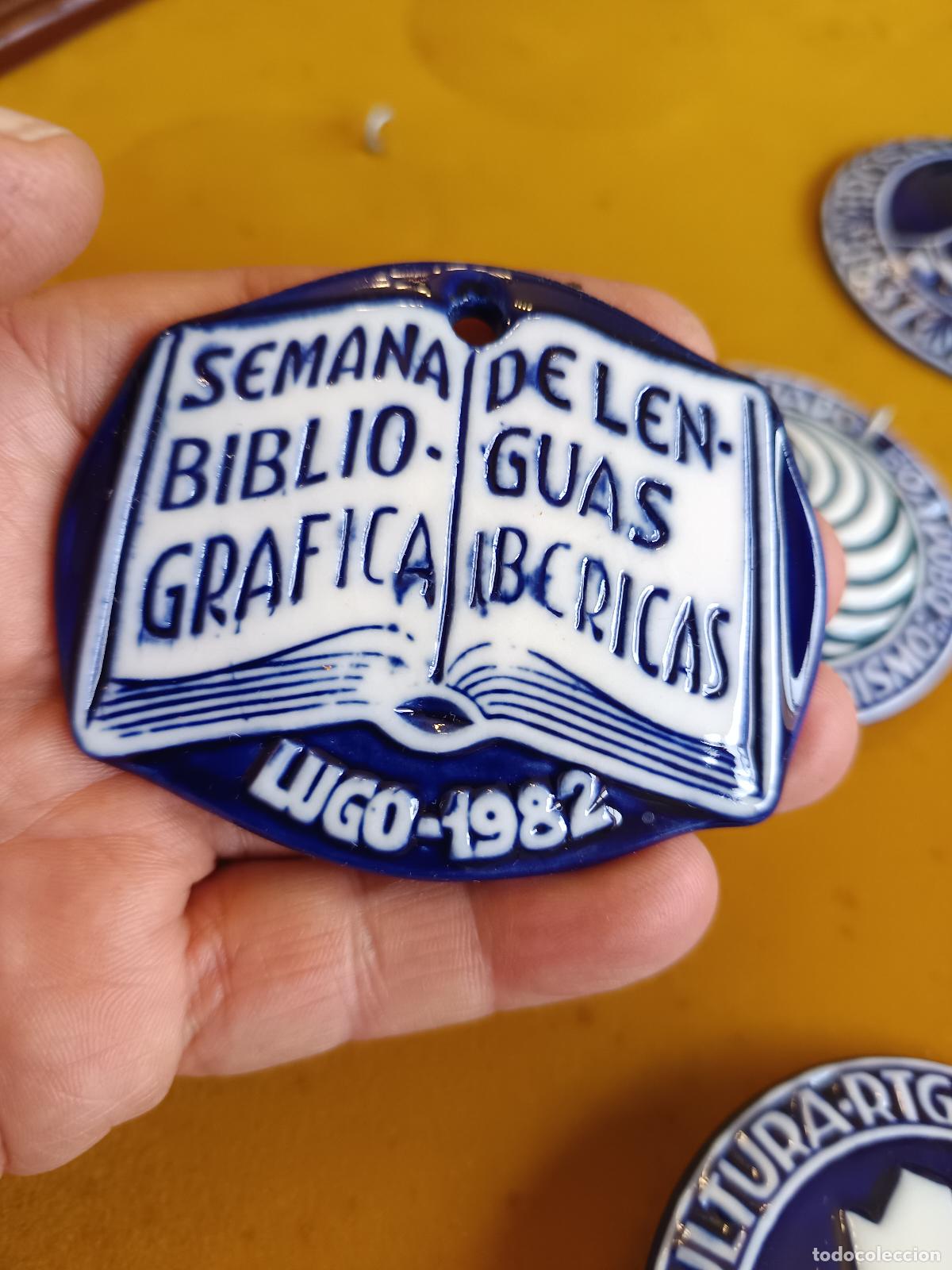 Antig&uuml;edades: MEDALLA SARGADELOS II SEMANA BIBLIOGRAFICA DE LENGUAS IBERICAS, LUGO 1982
