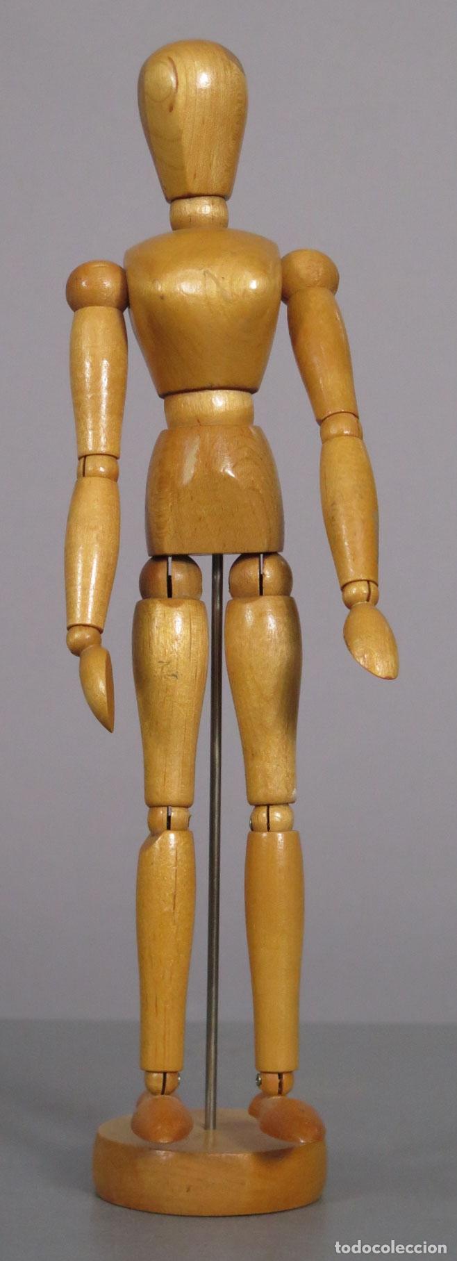 Antig&uuml;edades: MANIQUI FEMENINO ARTICULADO. HACIA 1960