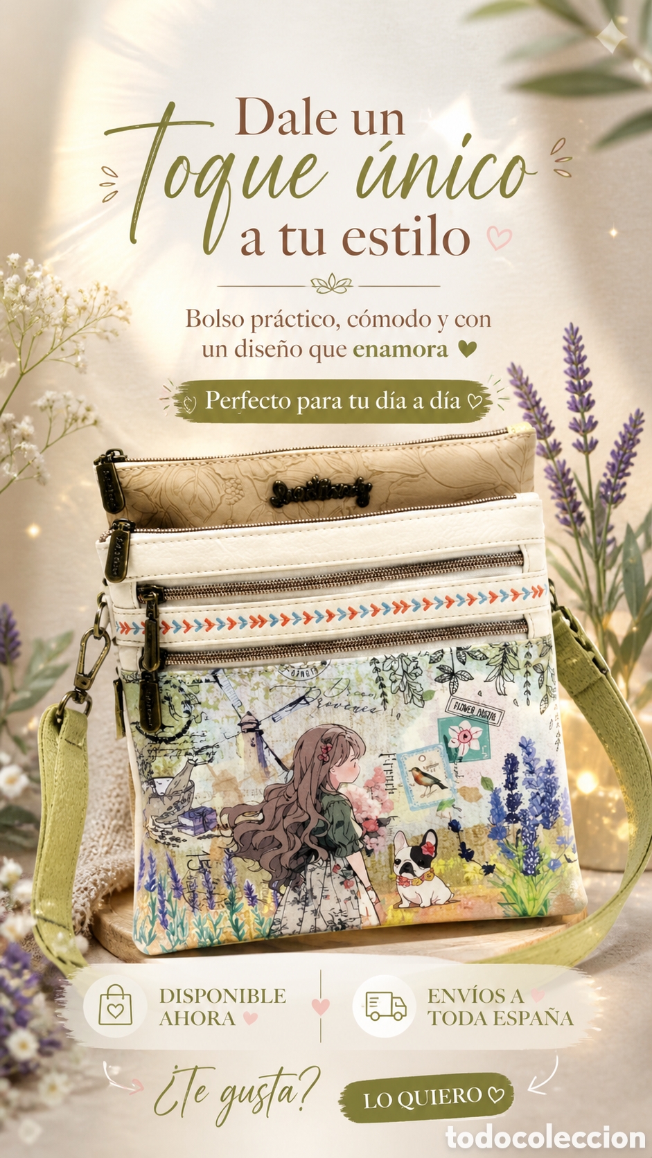 Antig&uuml;edades: Bolso De Mano Bandolera - Foto 1