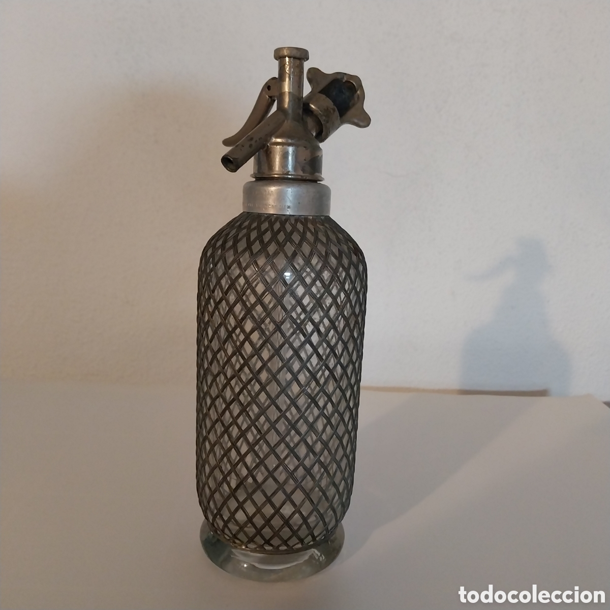 Antig&uuml;edades: Sif&oacute;n de Colecci&oacute;n &rdquo;Sparklets&rdquo; Aerators Ltd London &ndash; Malla Met&aacute;lica &ndash; C. 1910