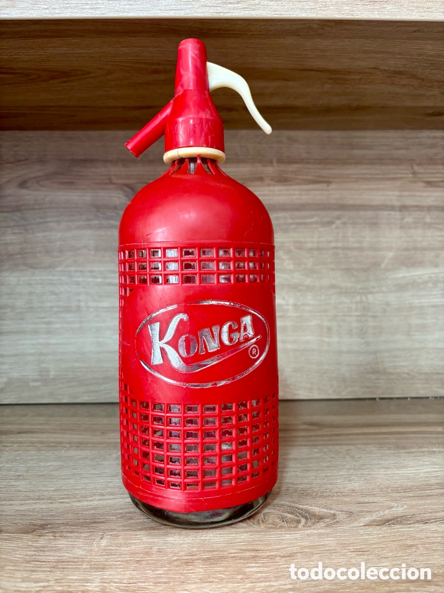 Antig&uuml;edades: Botella Sif&oacute;n marca Konga - Foto 1