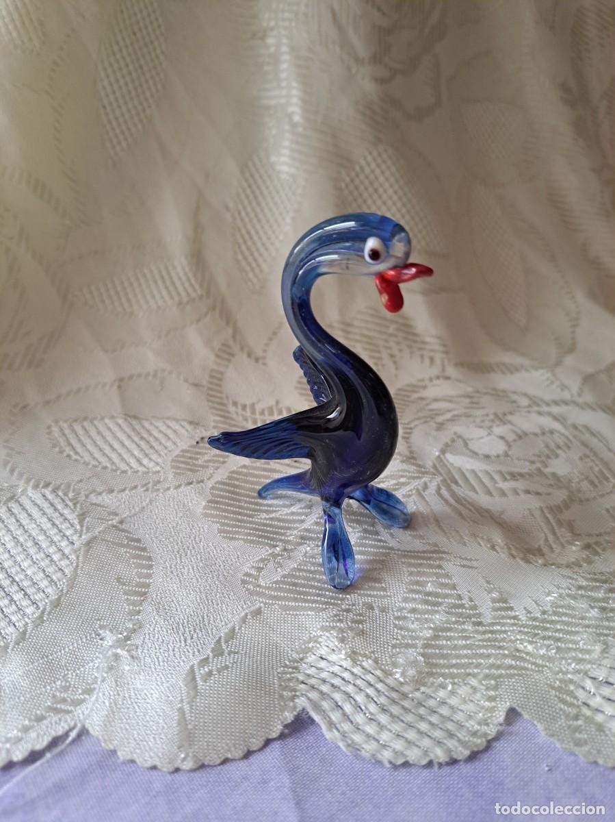 Antig&uuml;edades: Bonito cisne de cristal de murano. - Foto 1