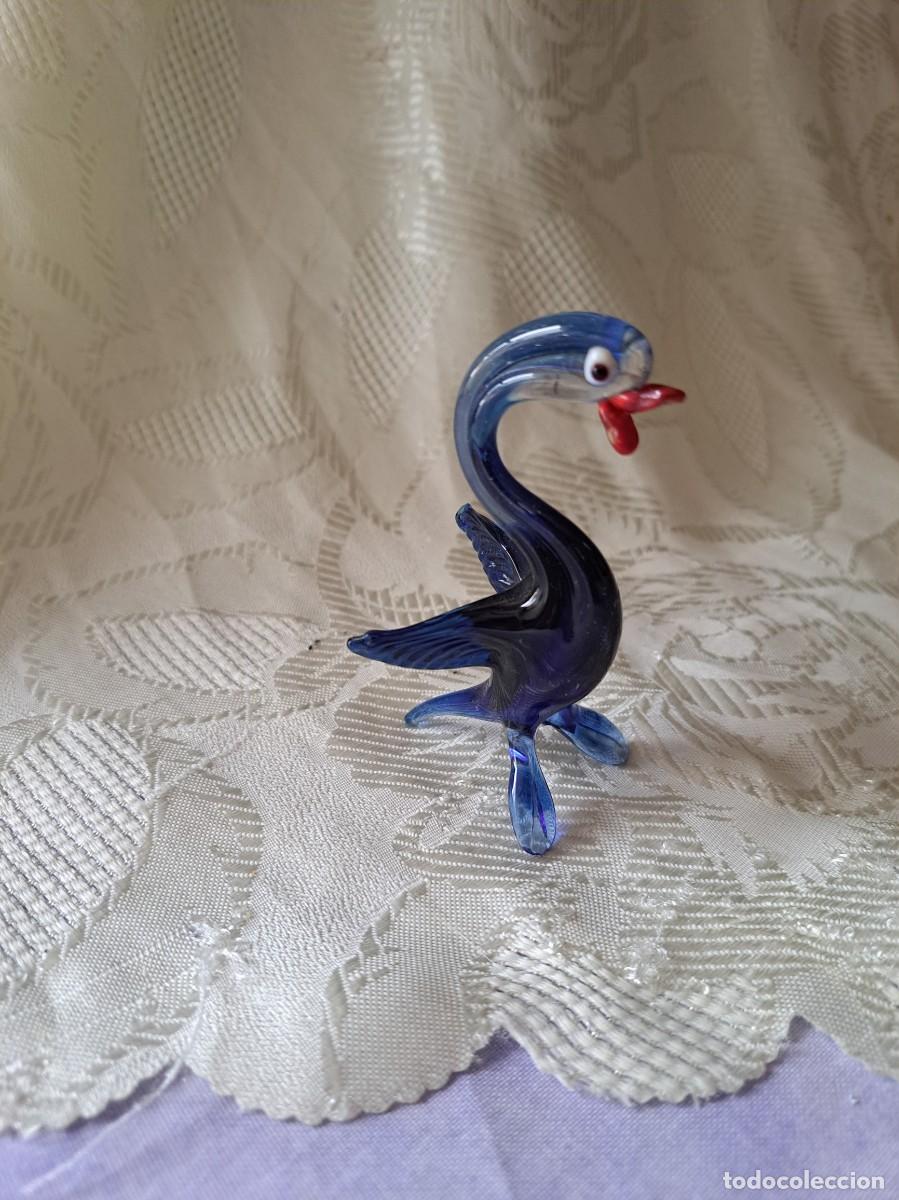 Antig&uuml;edades: Bonito cisne de cristal de murano. - Foto 2