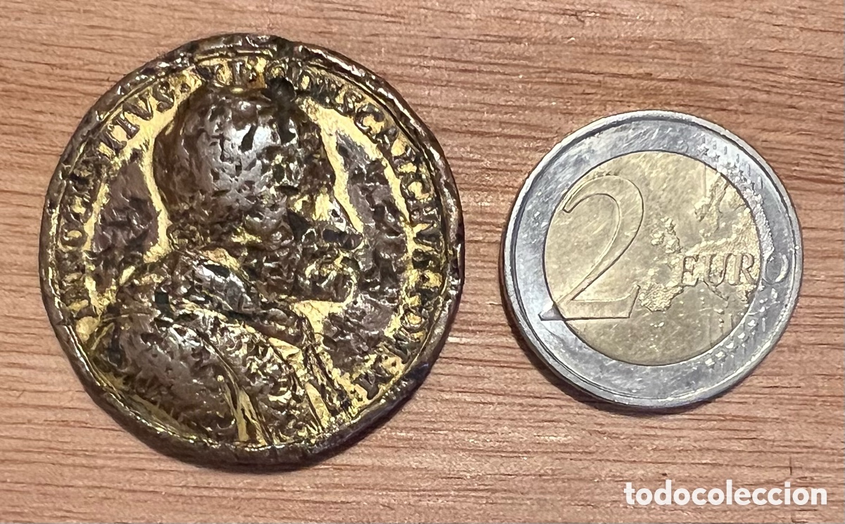 Antig&uuml;edades: Rara medalla del Pont&iacute;fice Inocencio XI del siglo XVII