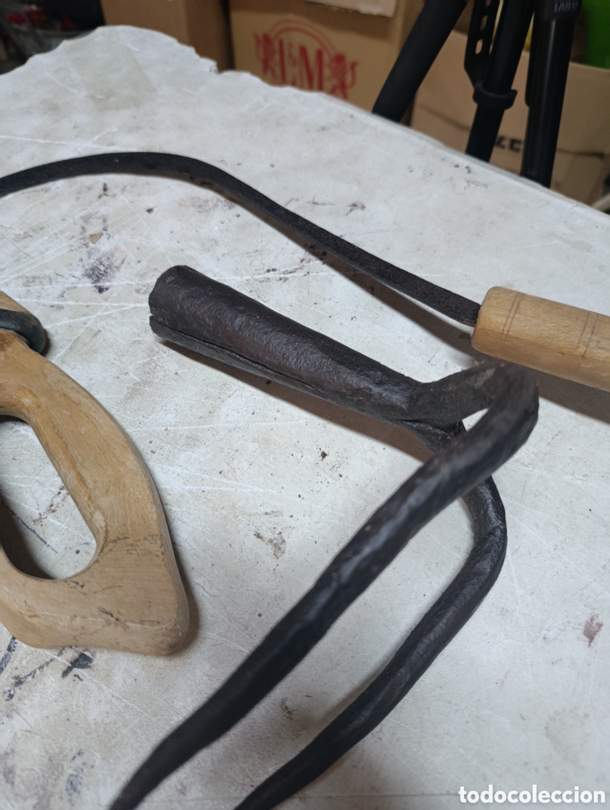 Antig&uuml;edades: Lote de herramientas antiguas - Foto 8