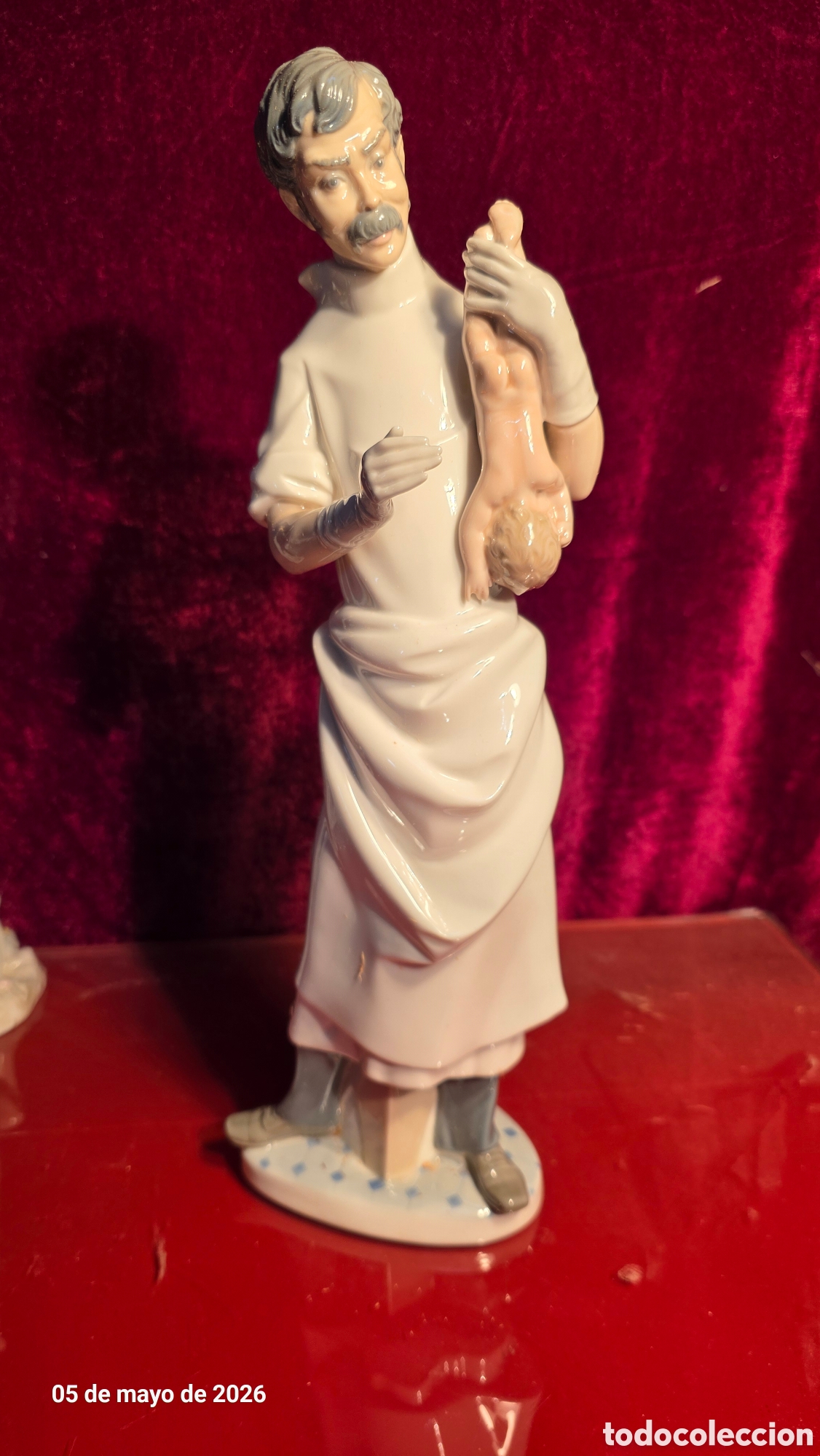 Antiques: Figura comadre porcelana lladro con caja original